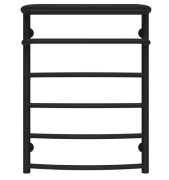 Сушка для рушників водяна Deffi Готель П6 400х700 бічне праве підключення чорний C.OD.70.40.6.B.C