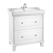 Тумба під раковину Roca Carmen 80х50 см МДФ/ДСП білий сатин A857135415