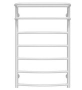 Полотенцесушитель водяной Deffi Отель П7 500х800 боковое правое подключение белый C.OD.80.50.7.W.C