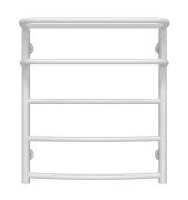 Полотенцесушитель водяной Deffi Отель П5 500х600 боковое правое подключение белый C.OD.60.50.5.W.C