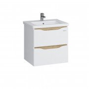 Тумба Sanwerk Liga Air 60 см с раковиной Space Line МДФ белый/мессина MV0000860