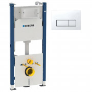 Система инсталляции Geberit Duofix с клавишей смыва Delta50 белый 458.126.00.1+115.119.11.1