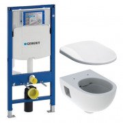 Система інсталяції Geberit Duofix Sigma з унітазом Selnova Rimfree із сидінням soft-close 501.545.01.1+500.333.01.1+111.300.00.5