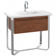 Тумба под раковину Villeroy & Boch Antheus 92,7х50 см сталь/дерево американский орех B06510PV