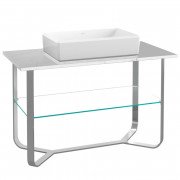 Консоль під раковину Villeroy & Boch Antheus 120х57 см нержавіюча сталь/мармур каррара B06401RC