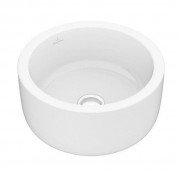 Раковина для ванной Villeroy & Boch Architectura ⌀40 см санитарная керамика альпийский белый CeramicPlus 412541R1