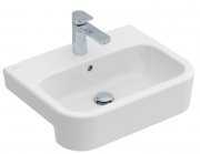 Раковина для ванной Villeroy & Boch Architectura 55х43 см санитарная керамика альпийский белый CeramicPlus 419055R1