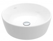 Раковина для ванной Villeroy & Boch Architectura ⌀45 см санитарная керамика альпийский белый CeramicPlus 5A2545R1