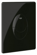 Кнопка змиву для унітазу Grohe Skate Air вертикальна пластик чорний глянець 38505KV0