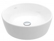 Раковина для ванной Villeroy & Boch Architectura ⌀45 см санитарная керамика альпийский белый CeramicPlus 5A2546R1