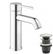 Змішувач для раковини Grohe Essence New одноважільний з донним клапаном хром 24171001
