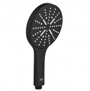 Душова лійка Grohe Rainshower Smartactive 130 мм 3-режимна фантомний чорний 22127KF0