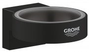 Тримач для склянки/дозатора рідкого мила Grohe Selection метал фантомний чорний 41217KF0