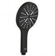 Душевая лейка Grohe Rainshower Smartactive 130 мм 3-режимная фантомный черный 22127KF0