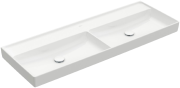 Раковина для ванной Villeroy & Boch Collaro 130x47 см двойная альпийский белый TitanCeram 4A34D201