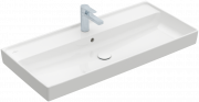 Раковина для ванної Villeroy & Boch Collaro 100x47 см з переливом білий альпійський шліфований низ CeramicPlus 4A331GR1