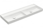 Раковина для ванної кімнати Villeroy & Boch Collaro 130x47 см подвійна камінь білий CeramicPlus 4A34D2RW