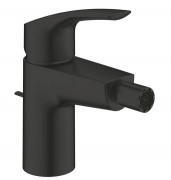 Змішувач для біде Grohe Eurosmart одноважільний із донним клапаном чорний матовий 329292433