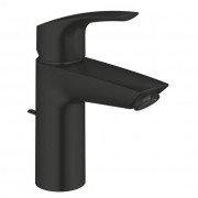 Смеситель для раковины Grohe Eurosmart однорычажный с донным клапаном черный матовый 332652433