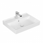 Раковина для ванної Villeroy & Boch Collaro 60x47 см з переливом білий альпійський шліфований низ TitanCeram 4A336G01