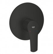 Змішувач для душу вбудований Grohe Eurosmart одноважільний чорний матовий 194512433