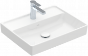 Раковина для ванної Villeroy & Boch Collaro 55x44 см без переливу камінь білий CeramicPlus 4A3356RW