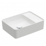 Раковина для ванной Villeroy & Boch Collaro 38х51 см накладная без перелива CeramicPlus камень белый  4A1753RW