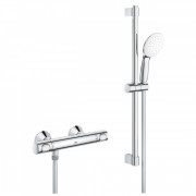 Термостат для душа Grohe Grohtherm 500 с душевым гарнитуром хром 34796001