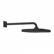 Верхний душ Grohe Tempesta 250 Cube с кронштейном 1 режим черный матовый 266872430