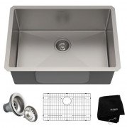 Мойка для кухни Kraus Standart Pro под столешницу 66х45,7 см нержавеющая сталь KHU100-26