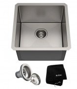 Мойка для кухни Kraus Standart Pro под столешницу 43,2х43,2 см нержавеющая сталь KHU101-17