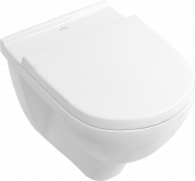 Унітаз підвісний Villeroy & Boch O.Novo 36х56 см відкритий змивний край білий альпійський 5660R001