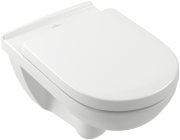 Унітаз підвісний Villeroy & Boch O.Novo 36х56 см відкритий змивний край AntiBac CeramicPlus альпійський білий 5660R0T2