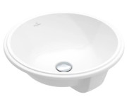 Раковина для ванної кімнати Villeroy & Boch Architectura ⌀46 см санітарна кераміка альпійський білий CeramicPlus 5A7546R1