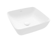 Раковина Villeroy & Boch Artis 41х41 см без перелива TitanCeram CeramicPlus каменный белый 417841RW