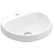 Раковина для ванной Villeroy & Boch Architectura ⌀45 см санитарная керамика альпийский белый 5A654601