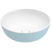 Раковина для ванної кімнати Villeroy & Boch Artis ⌀43 см без переливу TitanCeram fog 417943BCW0