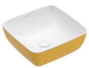 Раковина для ванной Villeroy & Boch Artis 41х41 см без перелива TitanCeram Indian summer (желтый) 417841BCW9