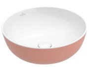 Раковина для ванной Villeroy & Boch Artis ⌀43 см без перелива TitanCeram powder (пудра) 417943BCT0