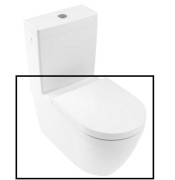 Чаша унитаза-компакта Villeroy & Boch Architectura 37х70 см санитарная керамика альпийский белый 5691R001