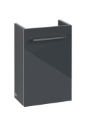 Тумба под раковину Villeroy & Boch Avento 34х23,4 см петли справа МДФ с акриловым покрытием стекло серое A87601B1