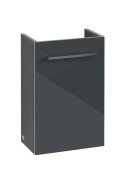 Тумба під раковину Villeroy&Boch Avento 34х23,4 см петлі праворуч МДФ з акриловим покриттям скло сіре A87601B1