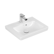 Раковина для ванної кімнати Villeroy & Boch Subway 2.0 50х40 санітарна кераміка CeramicPlus альпійський білий 7315F0R1