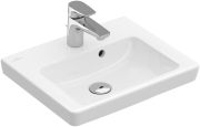 Раковина для ванної кімнати Villeroy & Boch Subway 2.0 45х37 санітарна кераміка CeramicPlus альпійський білий 731545R1