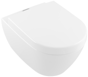 Унітаз підвісний Villeroy & Boch Subway 2.0 37х56 санітарна кераміка ViFresh CeramicPlus альпійський білий 5614A1R1
