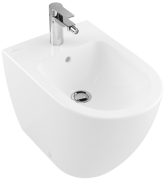 Біде підлогове Villeroy & Boch Subway 2.0 37,5х56 см санітарна кераміка CeramicPlus альпійський білий 540100R1