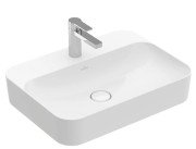 Раковина Villeroy & Boch Finion 60х44,5 см із прихованим переливом TitanCeram CeramicPlus альпійський білий 414264R1