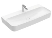 Раковина Villeroy & Boch Finion 100х47 см со скрытым переливом TitanCeram CeramicPlus альпийский белый 4168ABR1