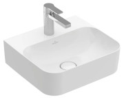 Раковина Villeroy & Boch Finion 43х39 см без переливу TitanCeram CeramicPlus білий альпійський 436443R1