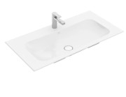 Раковина Villeroy & Boch Finion 100х50 см со скрытым переливом TitanCeram CeramicPlus альпийский белый 4164ABR1